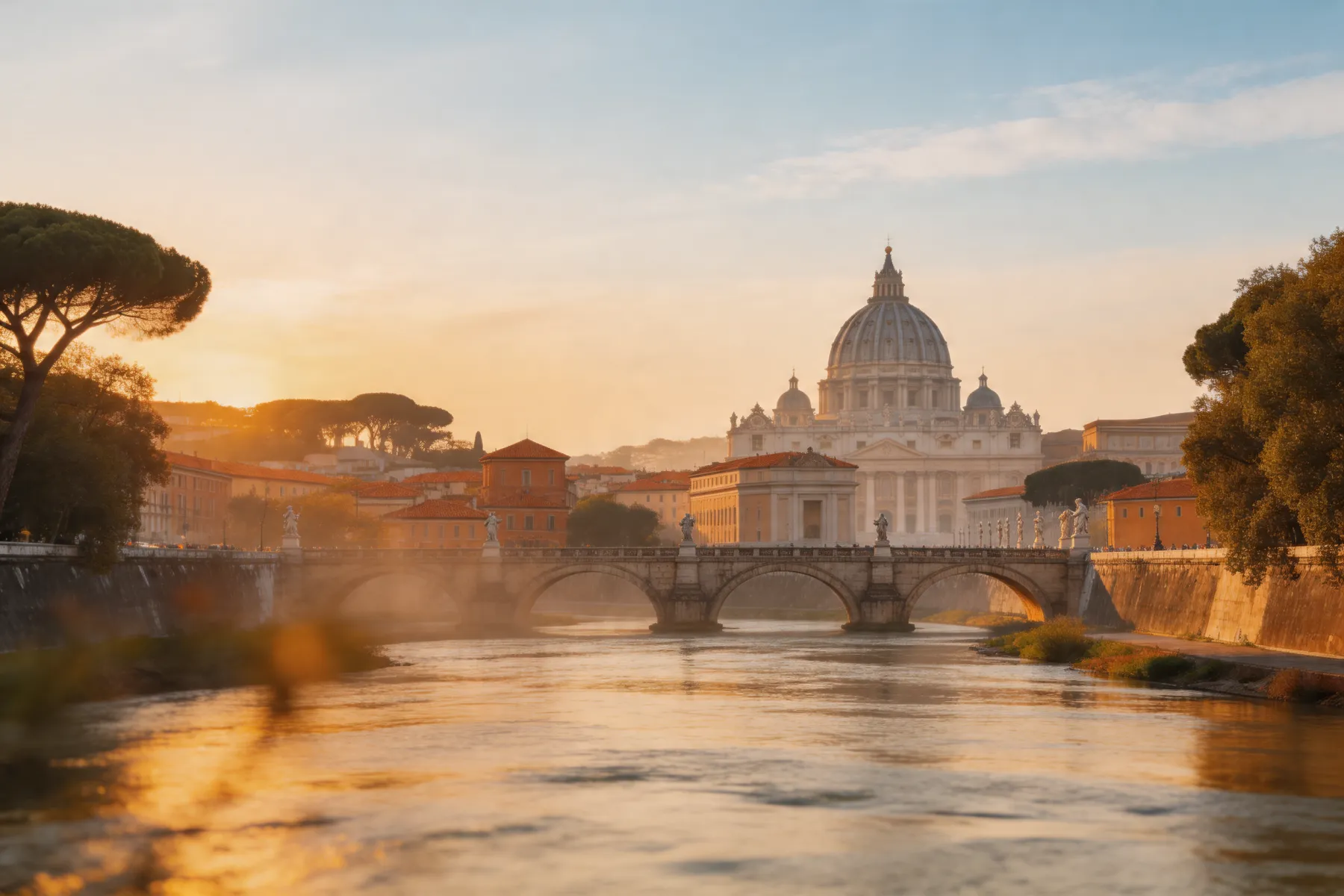 Basilica di San Pietro vista dal Tevere