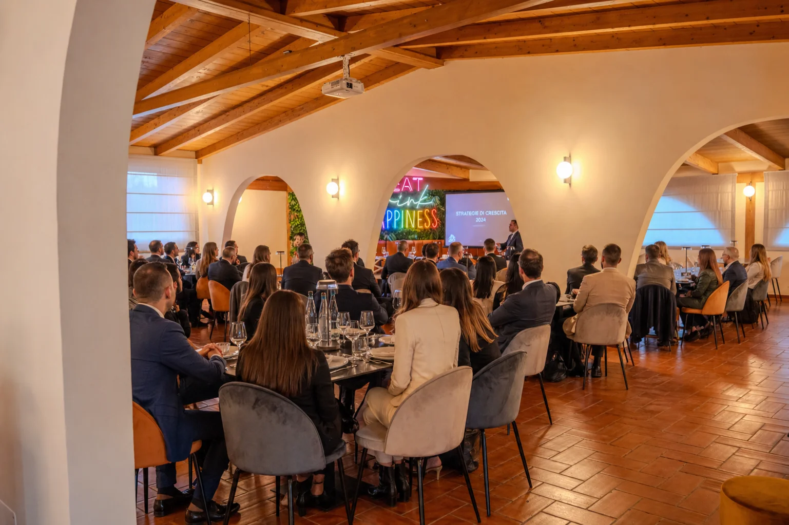 Conferenza aziendale al Tiber Village