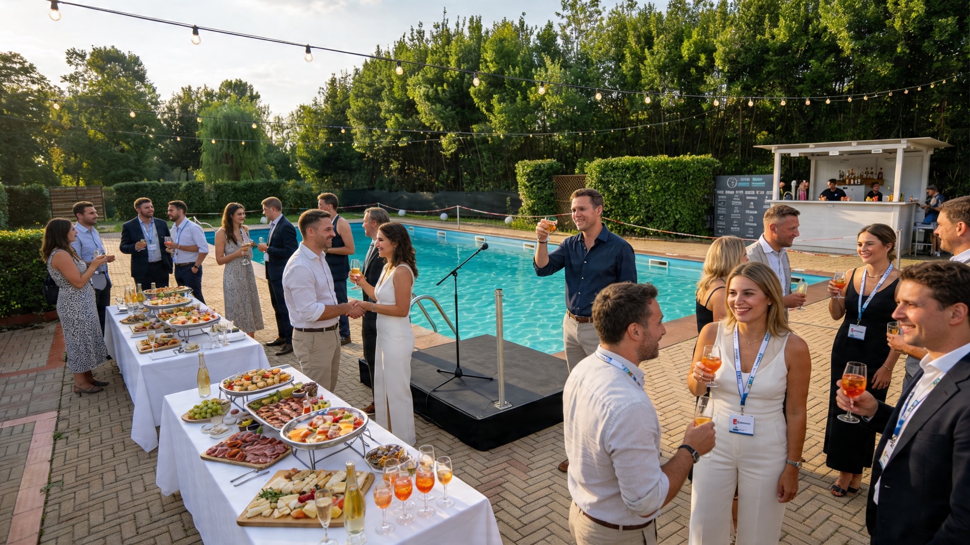 Eventi in piscina al Tiber Village